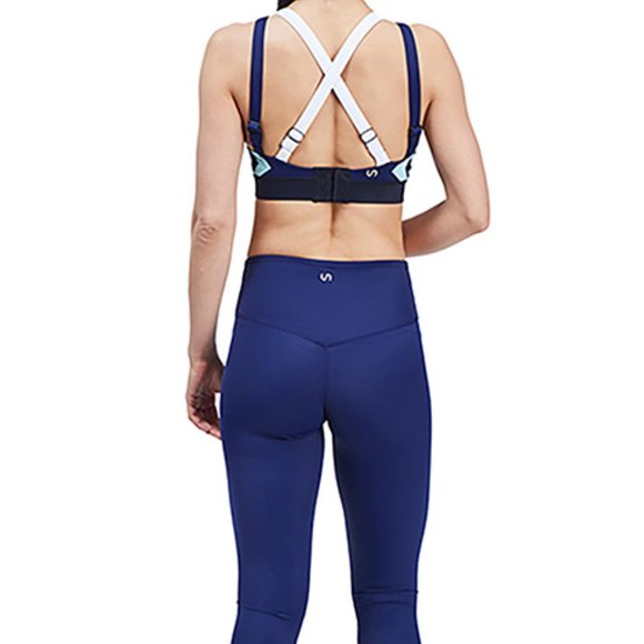 URBAN SAVAGE Color Block Diamond Legging + Bra Set / NWT - Picture 7 of 16